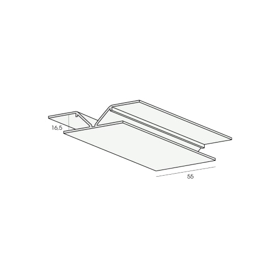 Flexibles Eckprofil 16,5 mm