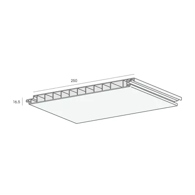 Mammut Extensa Paneel 250×16,5 mm